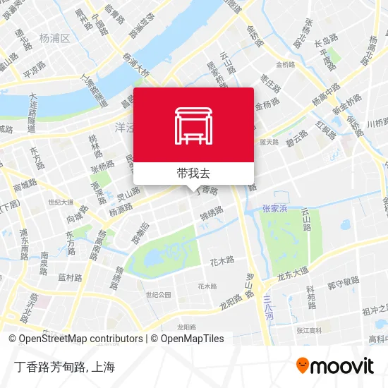 丁香路芳甸路地图