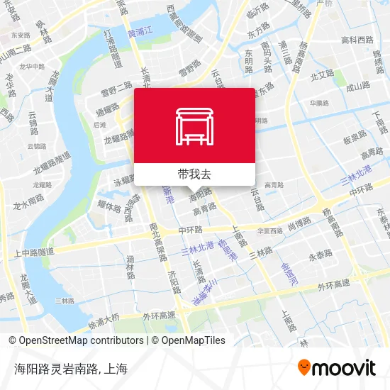 海阳路灵岩南路地图