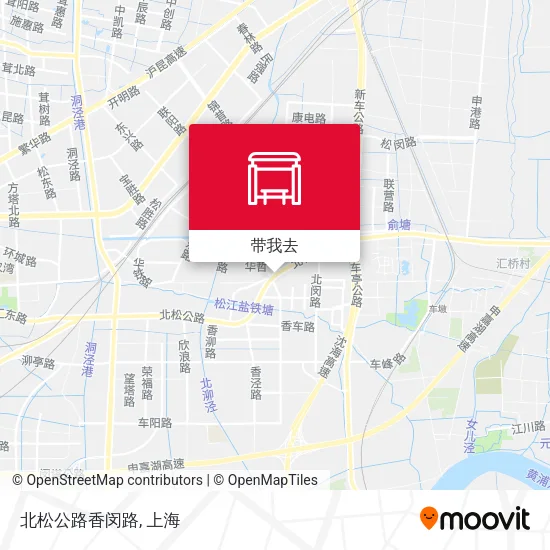 北松公路香闵路地图