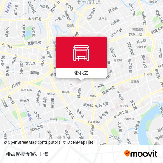 番禺路新华路地图