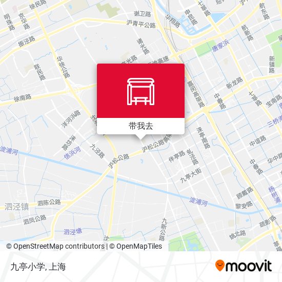 九亭小学地图