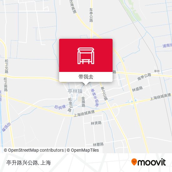 亭升路兴公路地图