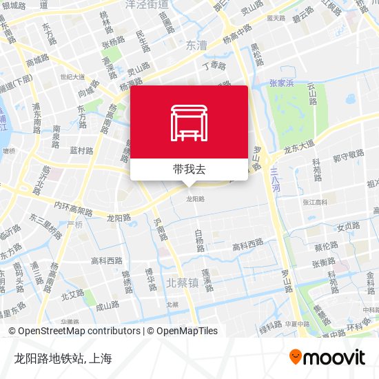 龙阳路地铁站地图