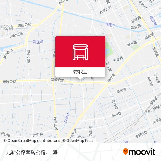 九新公路莘砖公路地图