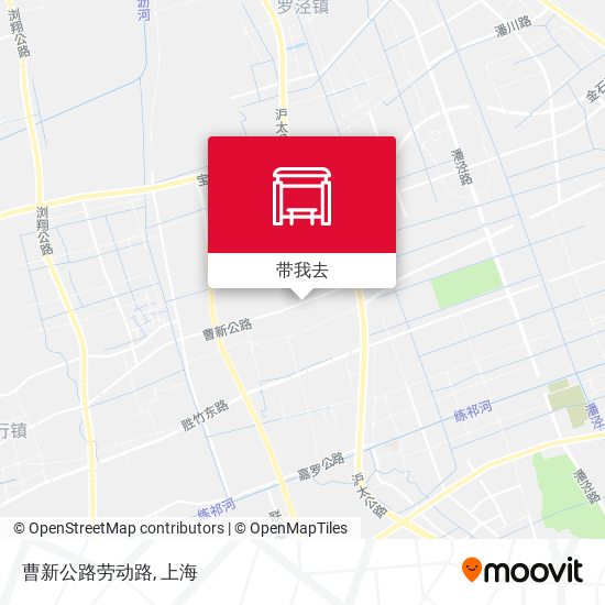 曹新公路劳动路地图