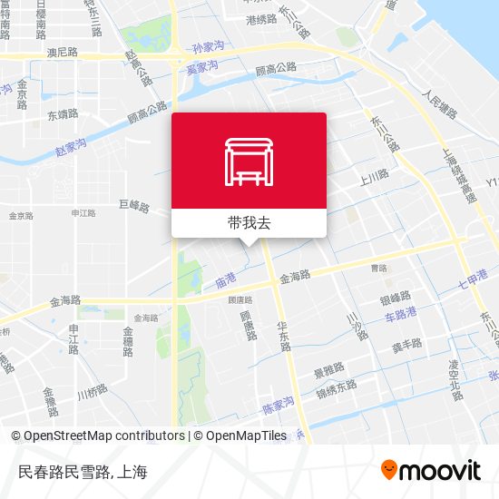 民春路民雪路地图