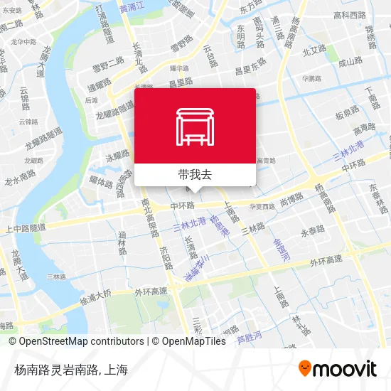 杨南路灵岩南路地图