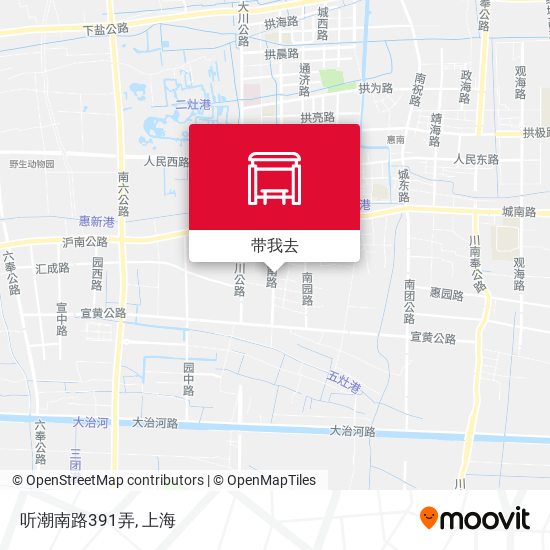 听潮南路391弄地图