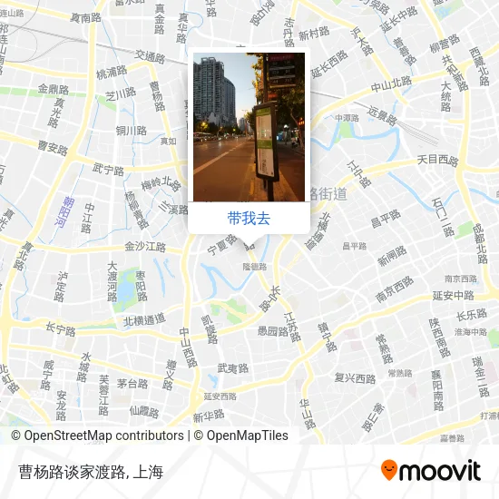 曹杨路谈家渡路地图