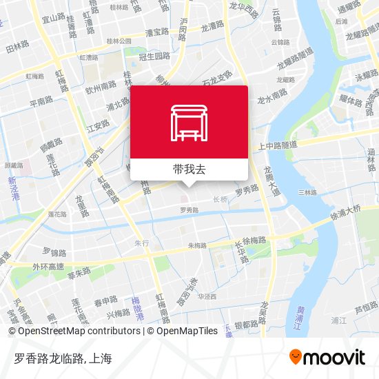 罗香路龙临路地图