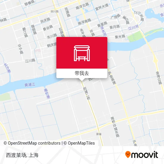西渡菜场地图