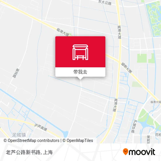 老芦公路新书路地图