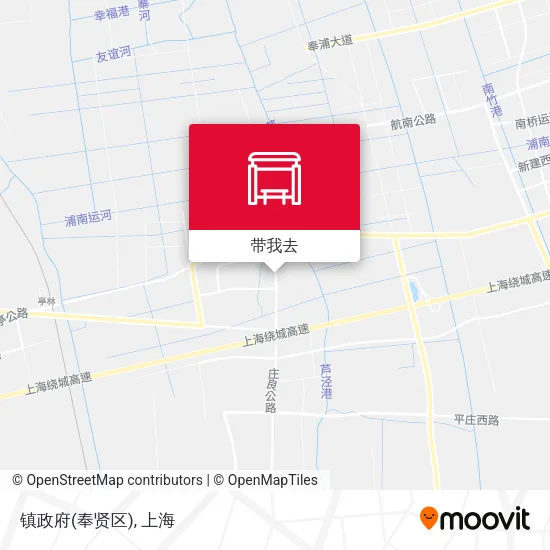 镇政府(奉贤区)地图