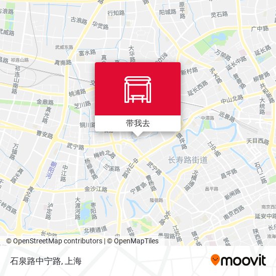 石泉路中宁路地图