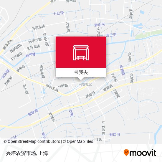 兴塔农贸市场地图