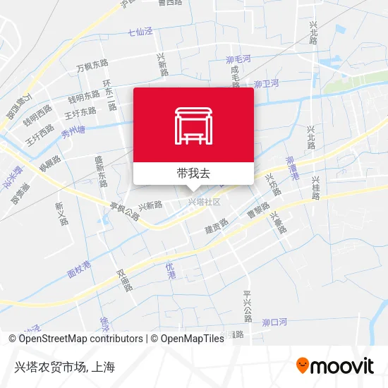 兴塔农贸市场地图