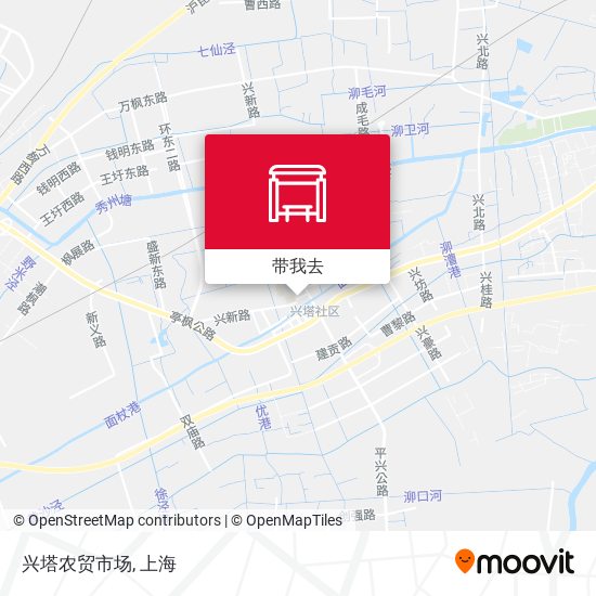 兴塔农贸市场地图