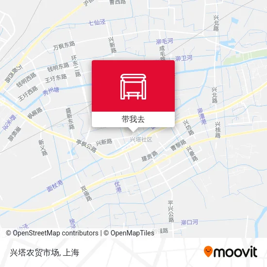 兴塔农贸市场地图