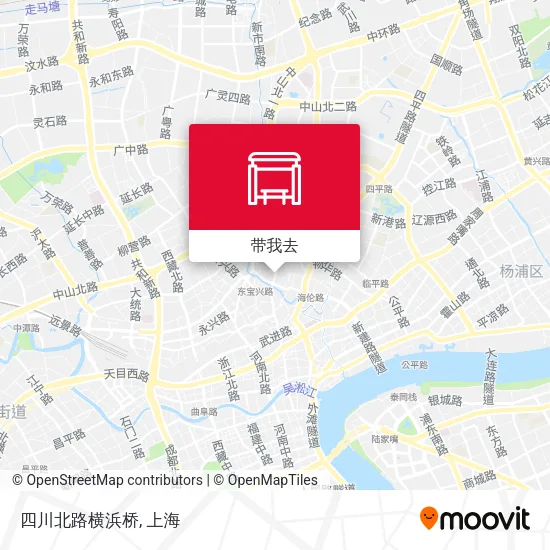 四川北路横浜桥地图