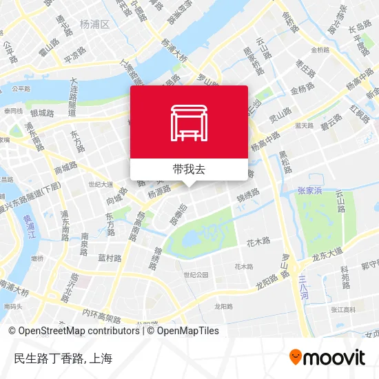 民生路丁香路地图