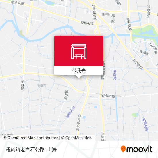程鹤路老白石公路地图