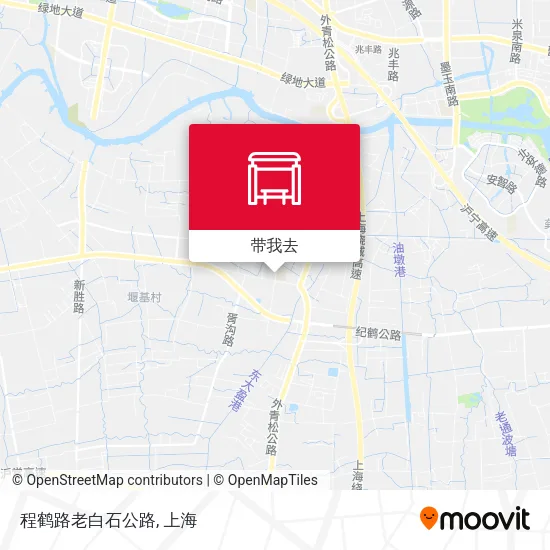 程鹤路老白石公路地图