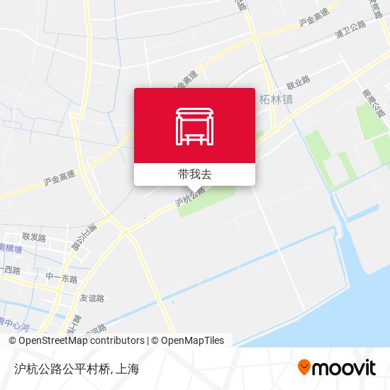 沪杭公路公平村桥地图