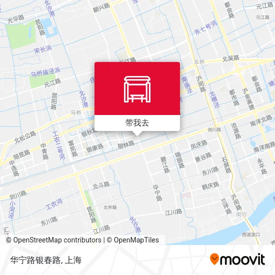华宁路银春路地图