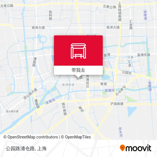 公园路浦仓路地图