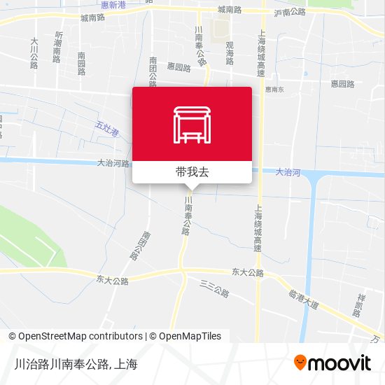 川治路川南奉公路地图