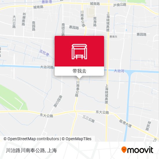 川治路川南奉公路地图