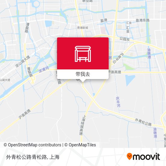 外青松公路青松路地图