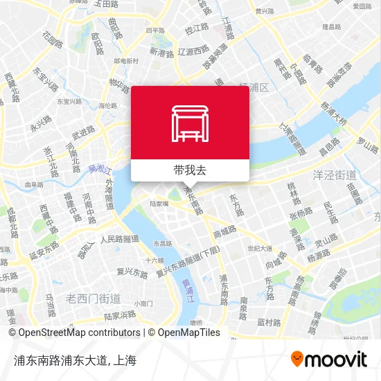 浦东南路浦东大道地图