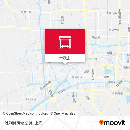 胜利路青赵公路地图