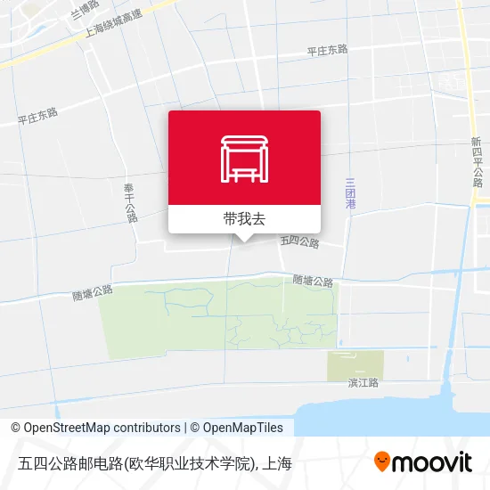 五四公路邮电路(欧华职业技术学院)地图