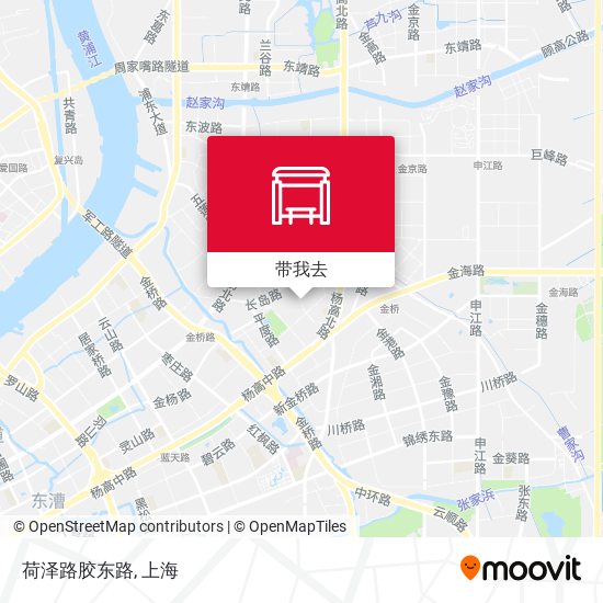 荷泽路胶东路地图