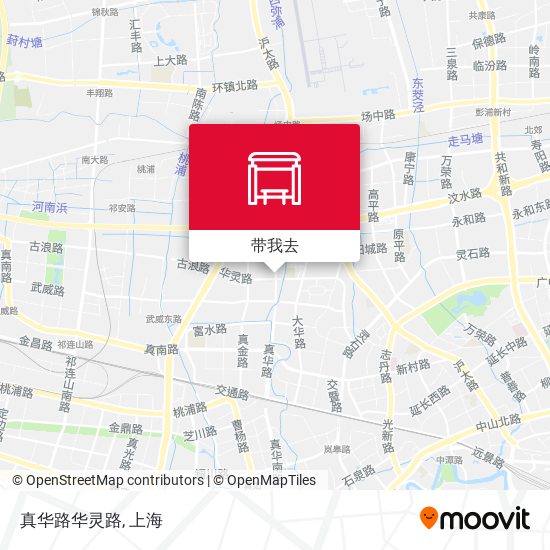 真华路华灵路地图