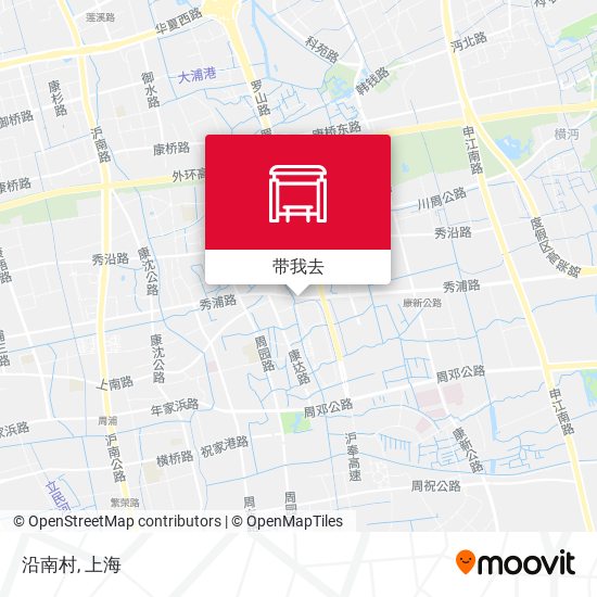 沿南村地图