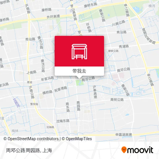 周邓公路周园路地图