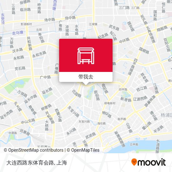 大连西路东体育会路地图