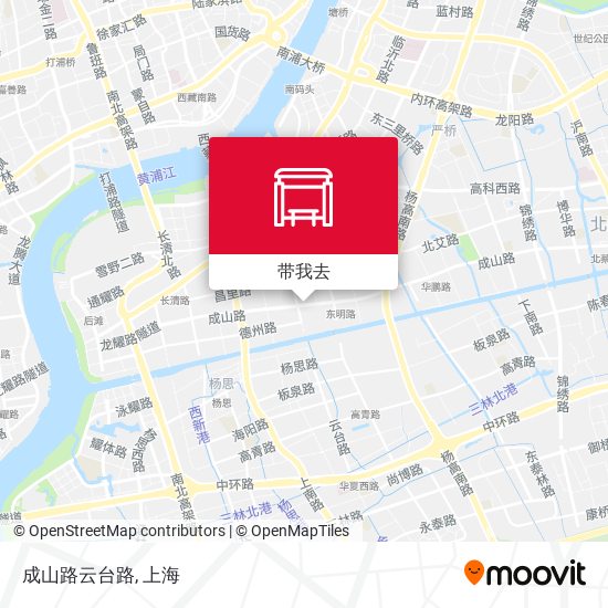 成山路云台路地图