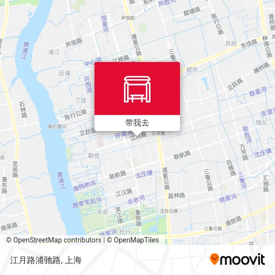 江月路浦驰路地图