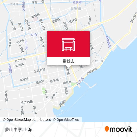 蒙山中学地图
