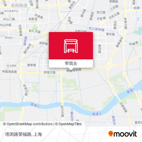 塔闵路荣福路地图