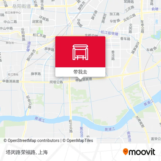 塔闵路荣福路地图