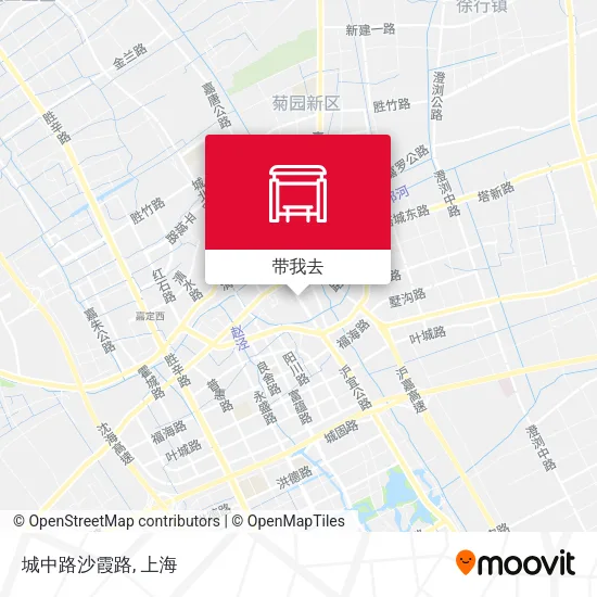 城中路沙霞路地图