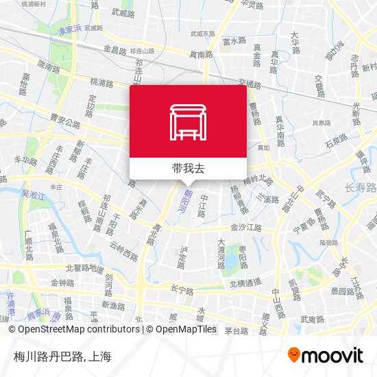 梅川路丹巴路地图