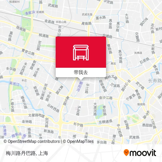 梅川路丹巴路地图