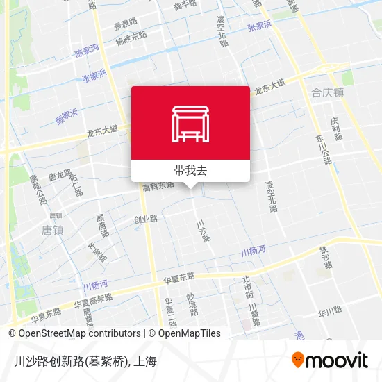 川沙路创新路(暮紫桥)地图