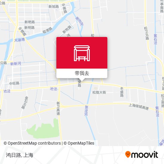 鸿日路地图